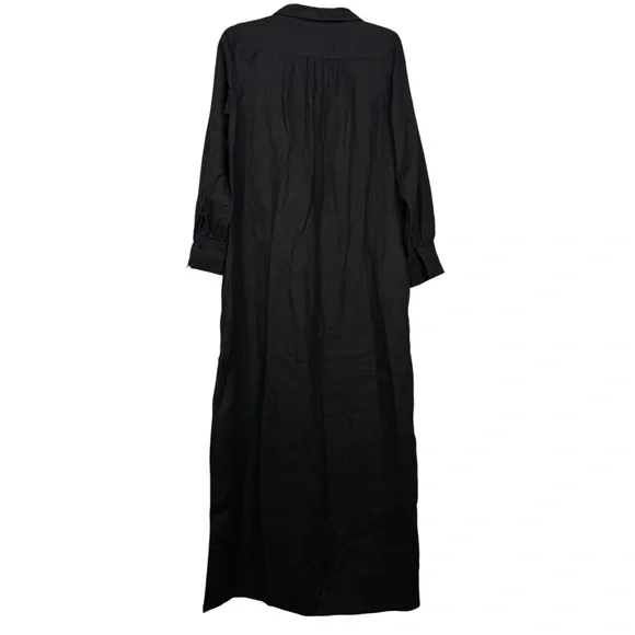 J Crew 2024 Bungalow Popover Maxi Linen Summer Dress - Picture 3 of 6